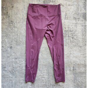 Antonio Melani Women's Large Active Leggings Purple Plum Pants Workout